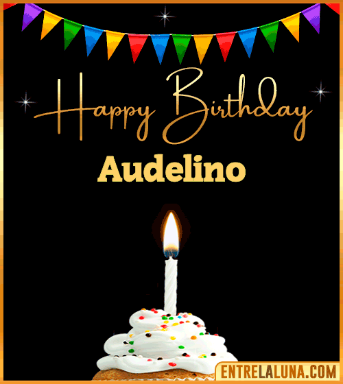 GiF Happy Birthday Audelino